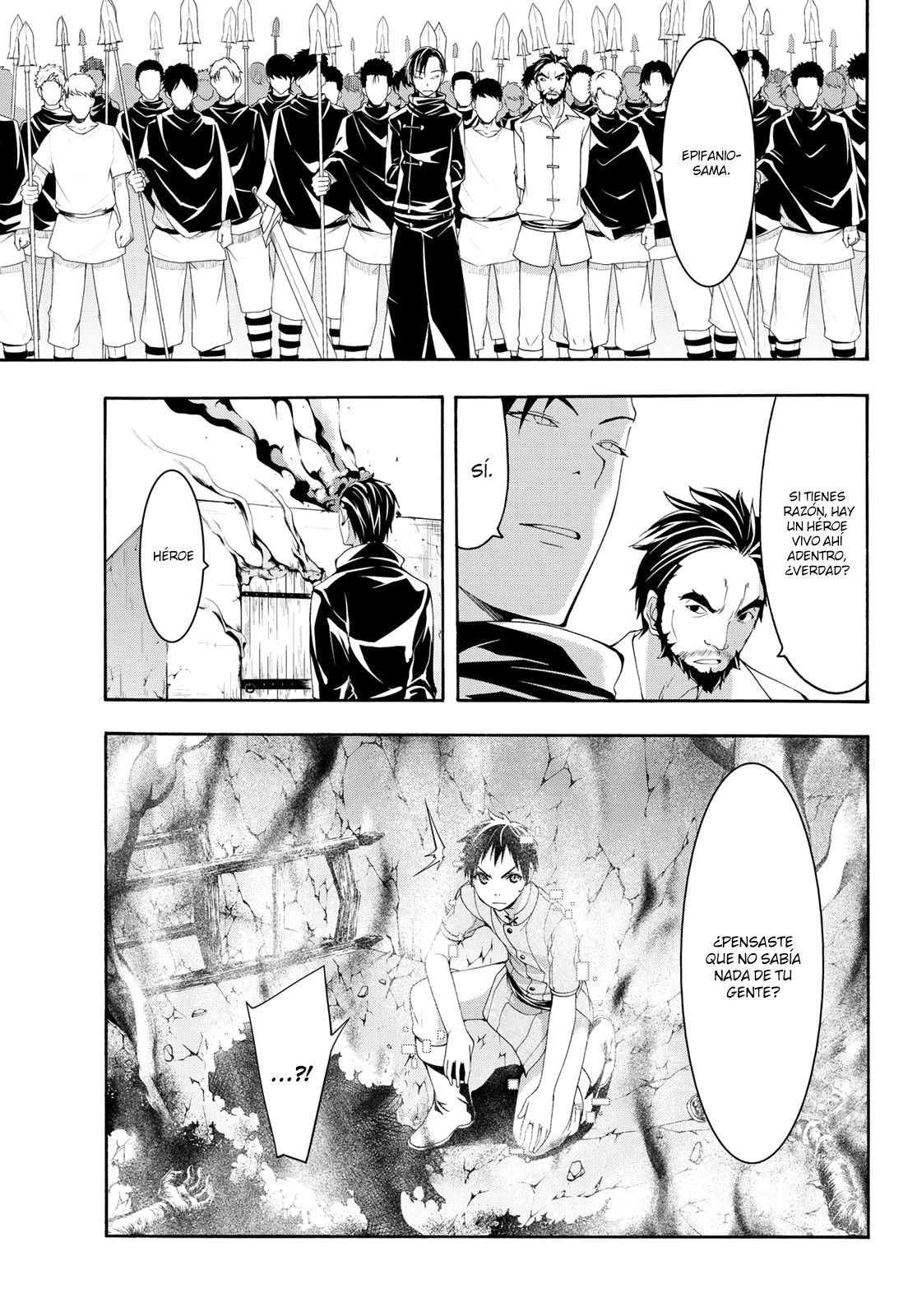 100-man no Inochi no Ue ni Ore wa Tatte Iru Capitulo 34 página 4