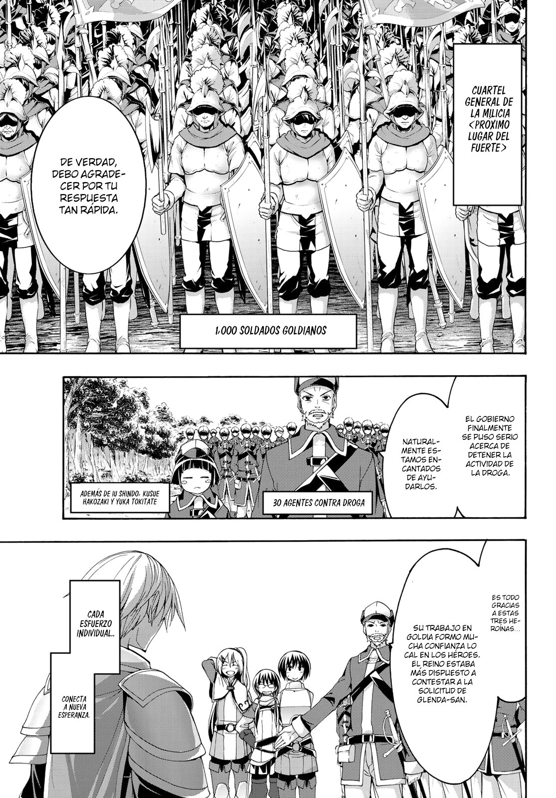 100-man no Inochi no Ue ni Ore wa Tatte Iru Capitulo 36 página 19