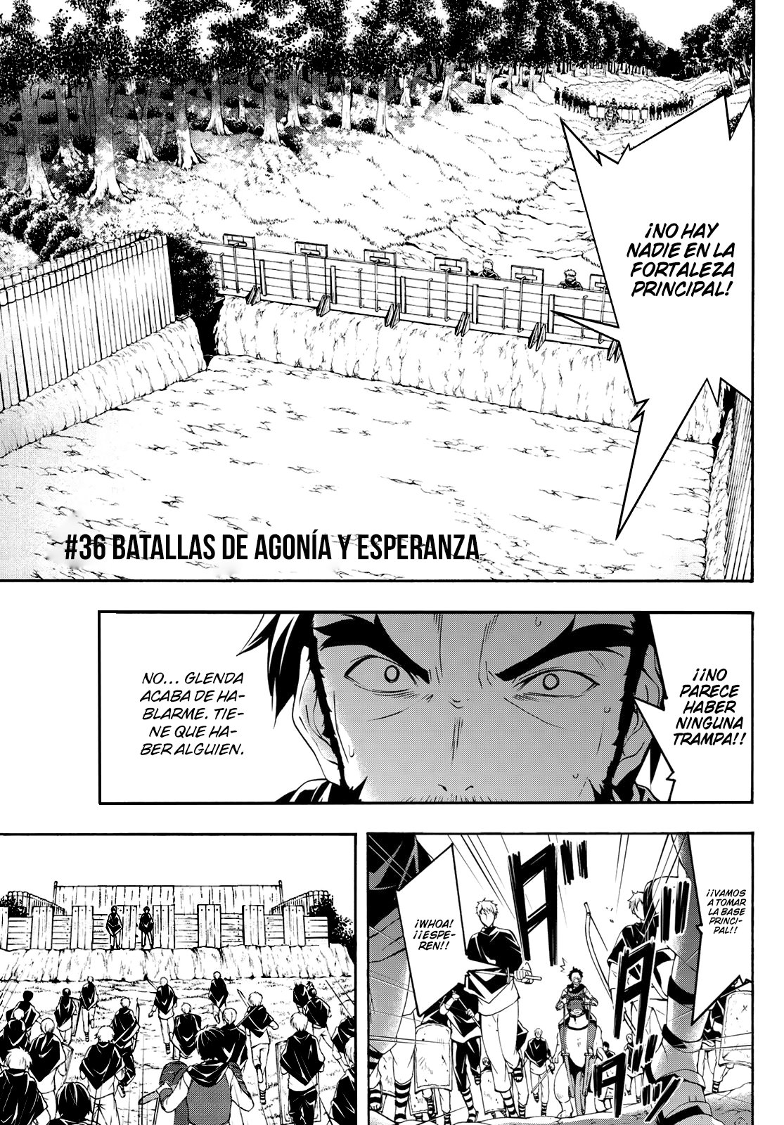 100-man no Inochi no Ue ni Ore wa Tatte Iru Capitulo 36 página 2