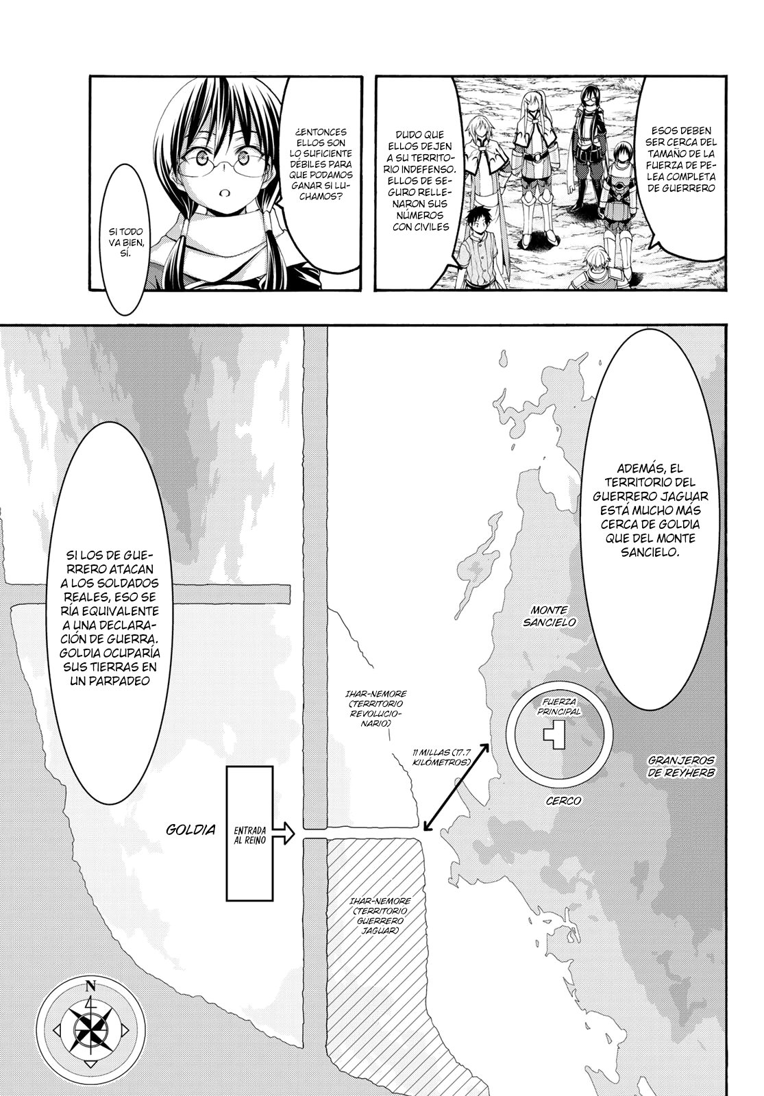 100-man no Inochi no Ue ni Ore wa Tatte Iru Capitulo 38 página 4