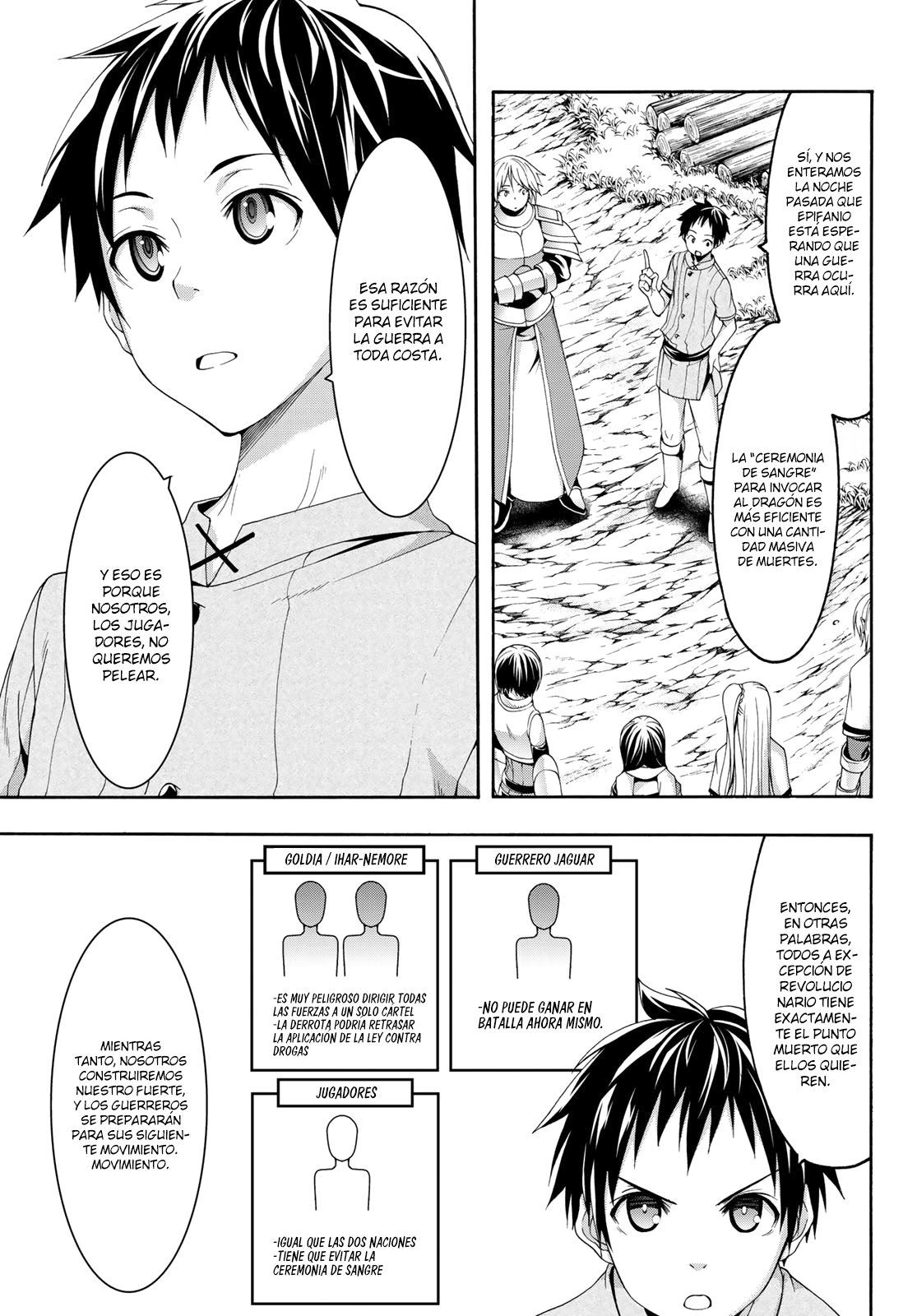 100-man no Inochi no Ue ni Ore wa Tatte Iru Capitulo 38 página 6