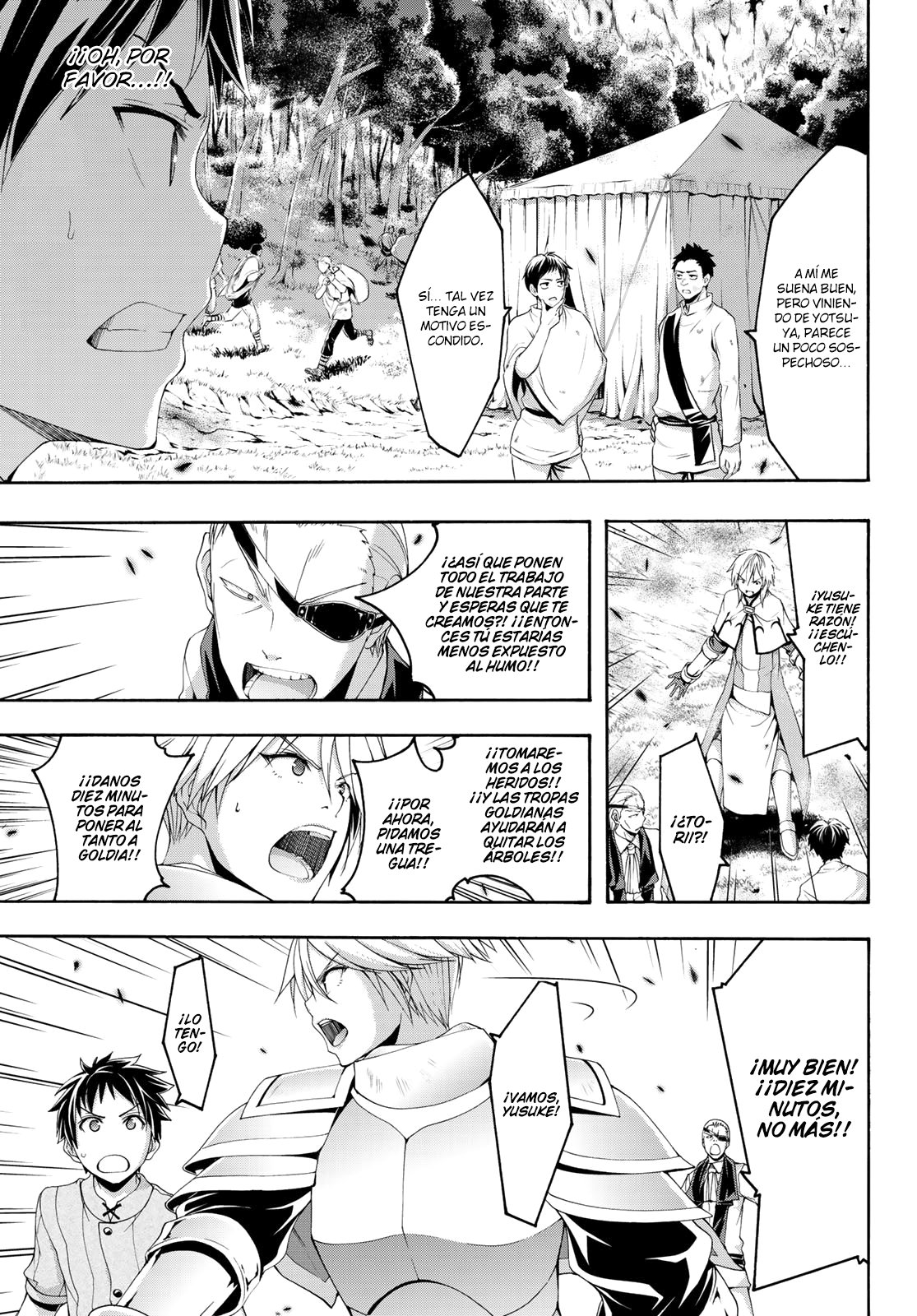 100-man no Inochi no Ue ni Ore wa Tatte Iru Capitulo 39 página 14