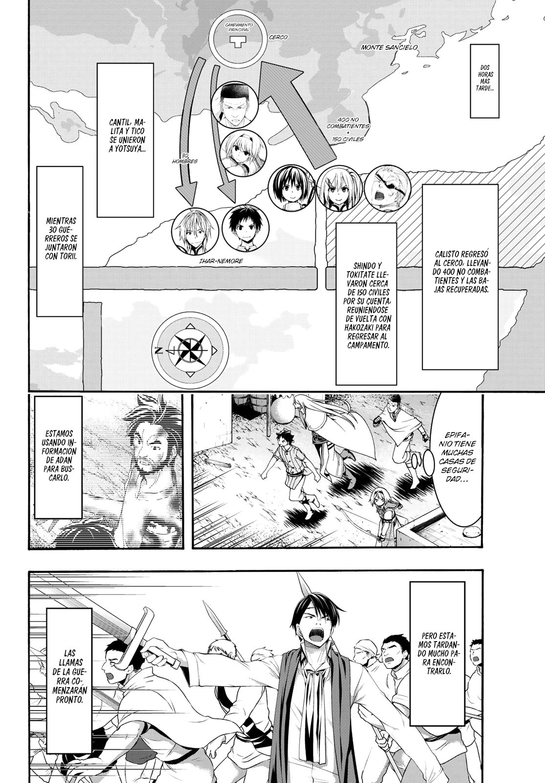 100-man no Inochi no Ue ni Ore wa Tatte Iru Capitulo 40 página 22