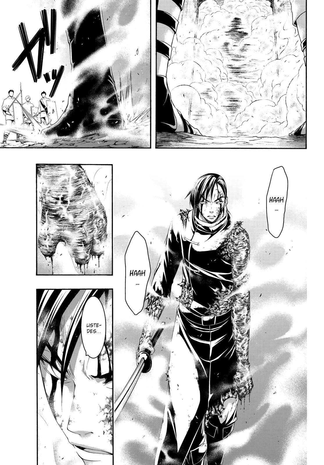 100-man no Inochi no Ue ni Ore wa Tatte Iru Capitulo 41 página 14