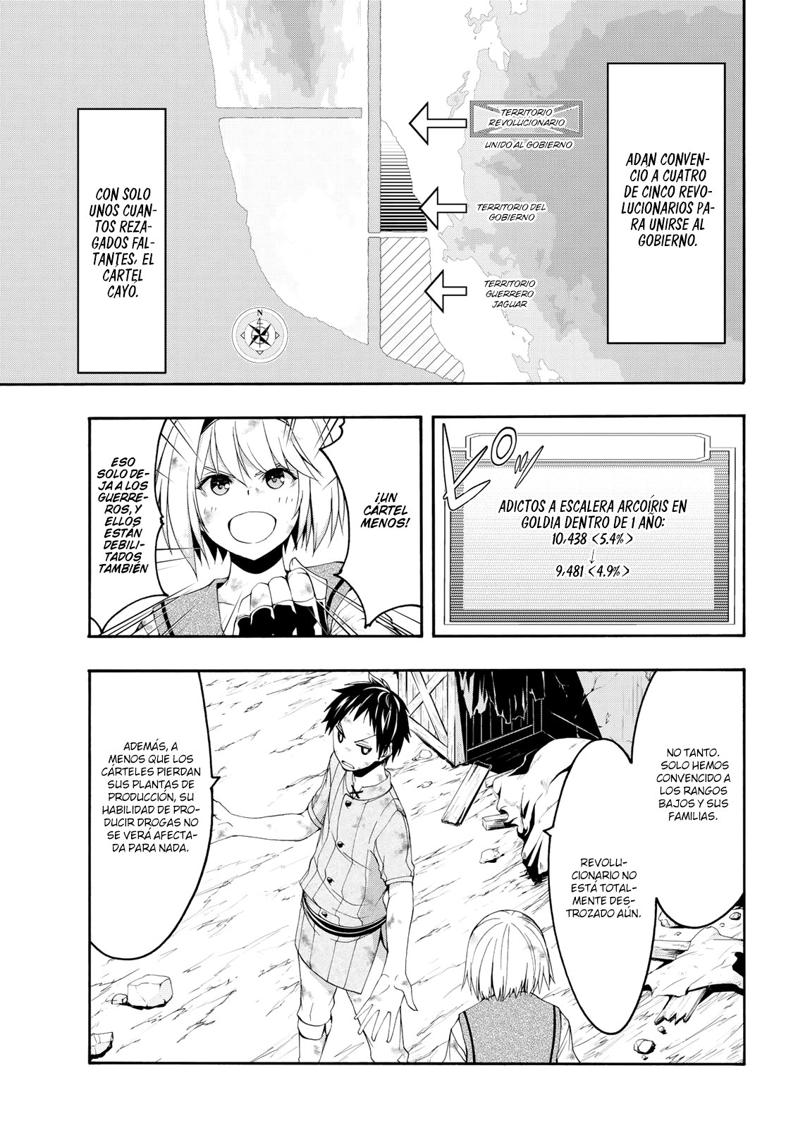 100-man no Inochi no Ue ni Ore wa Tatte Iru Capitulo 42 página 8