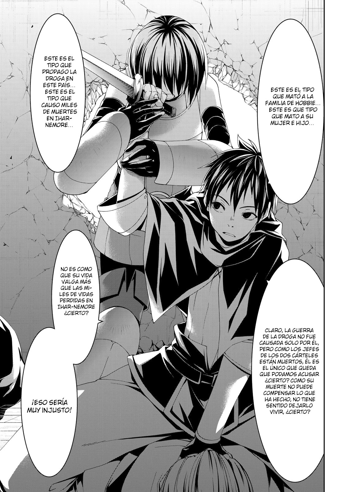 100-man no Inochi no Ue ni Ore wa Tatte Iru Capitulo 45 página 34
