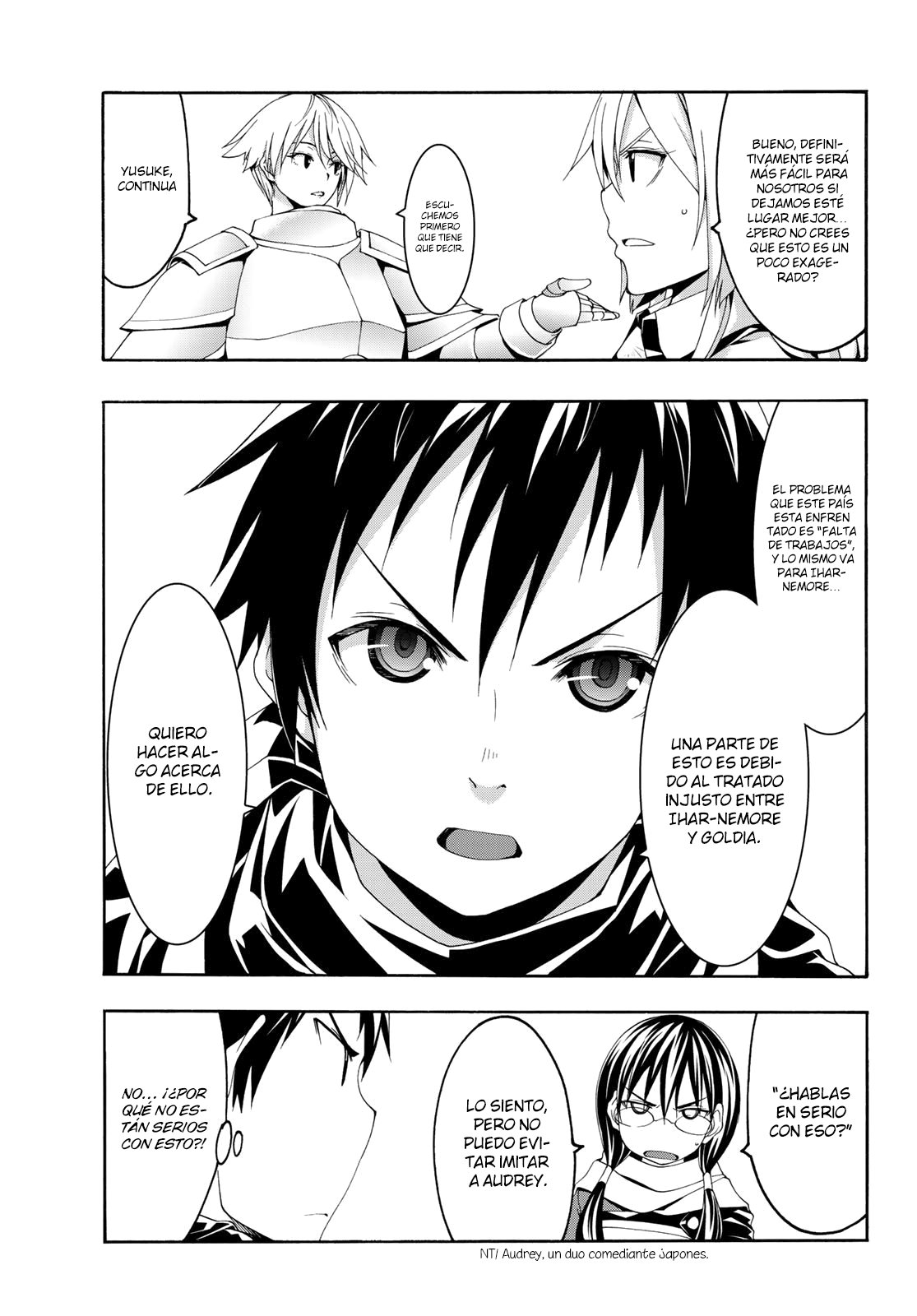 100-man no Inochi no Ue ni Ore wa Tatte Iru Capitulo 46 página 4