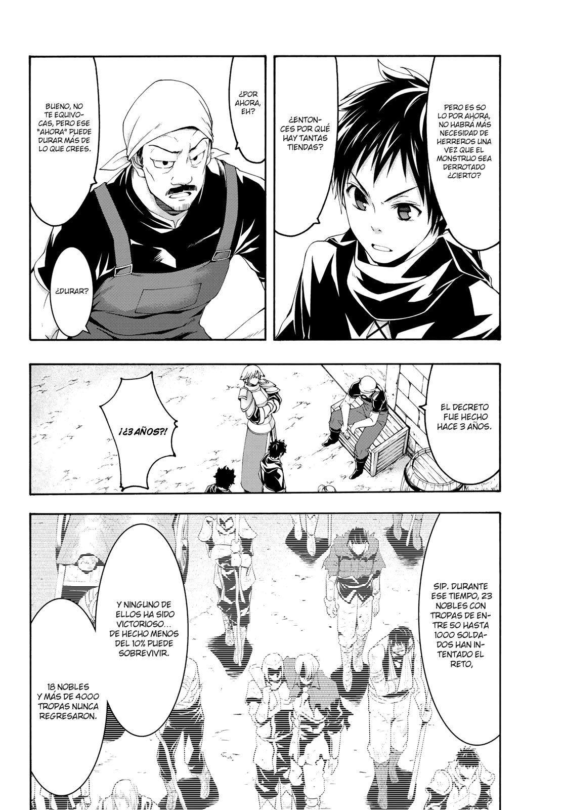 100-man no Inochi no Ue ni Ore wa Tatte Iru Capitulo 49: Reino de herreros página 29
