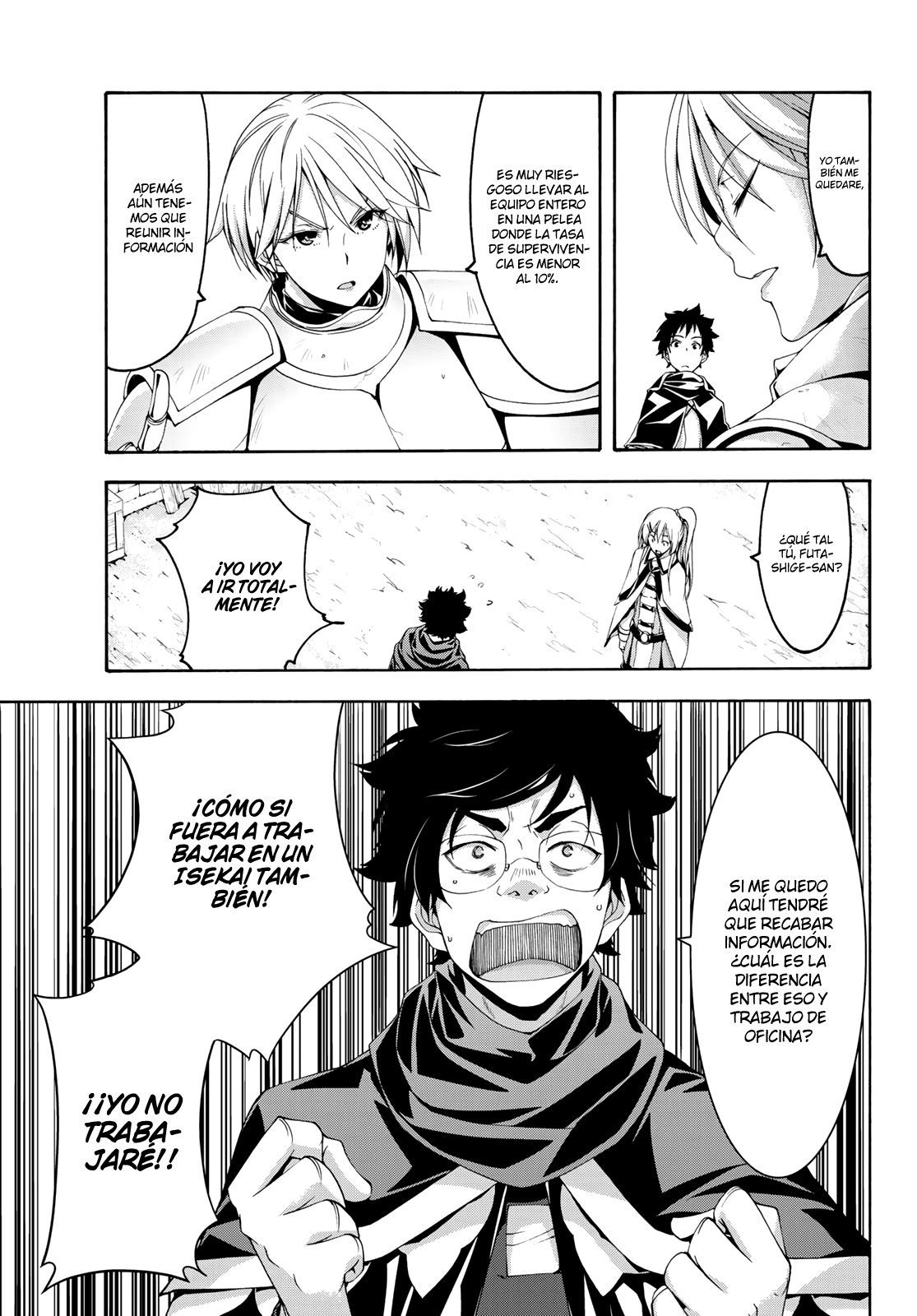 100-man no Inochi no Ue ni Ore wa Tatte Iru Capitulo 49: Reino de herreros página 36