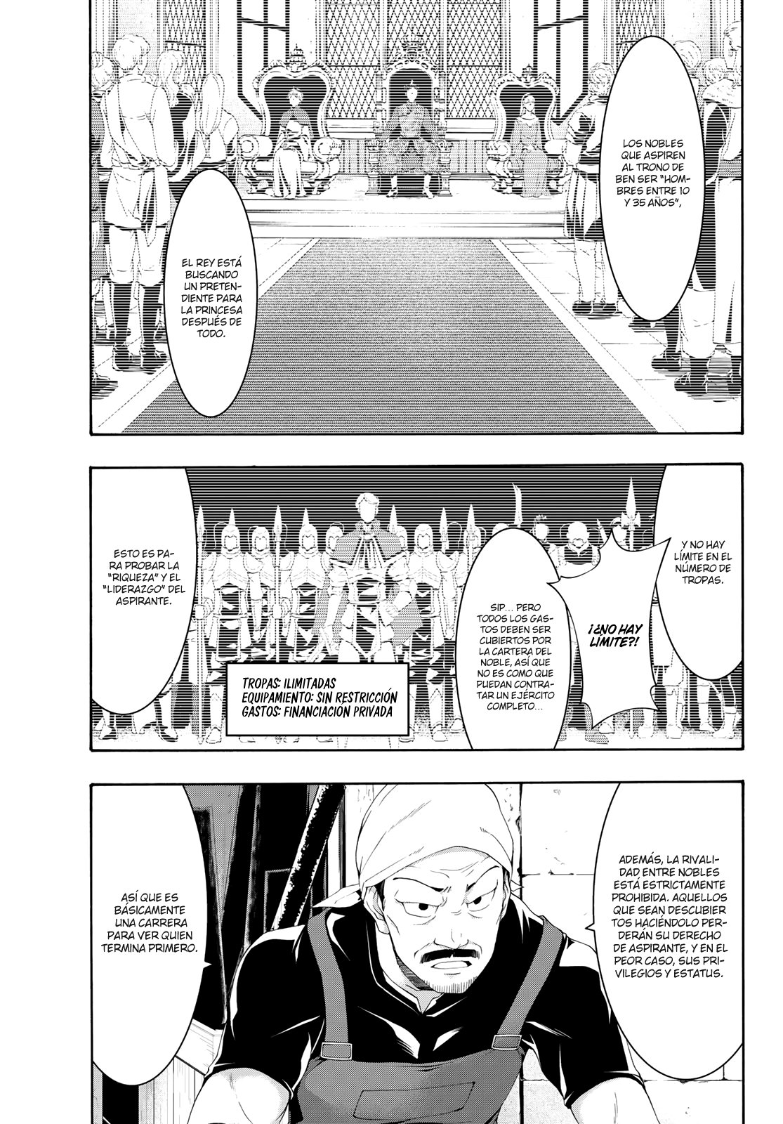 100-man no Inochi no Ue ni Ore wa Tatte Iru Capitulo 49 página 28