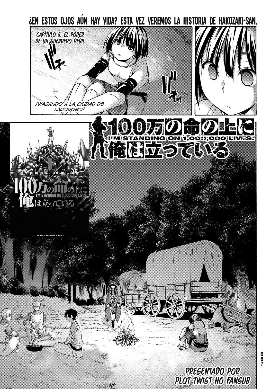 100-man no Inochi no Ue ni Ore wa Tatte Iru Capitulo 5 página 2