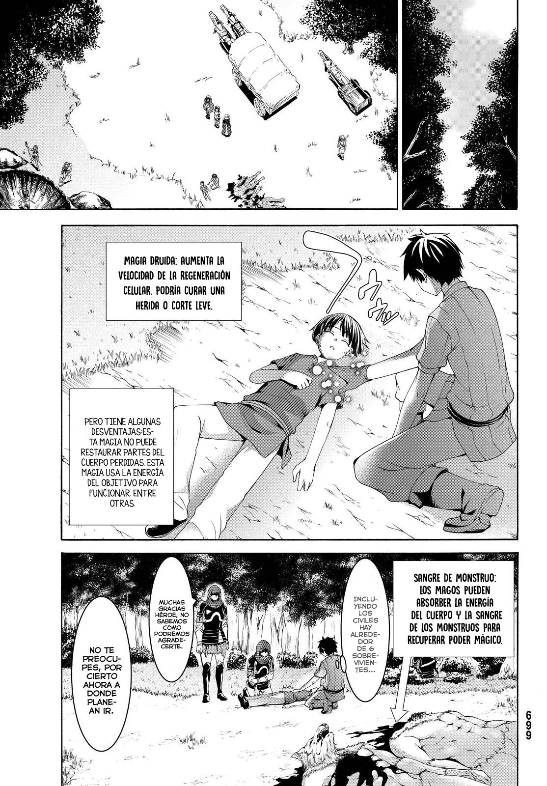 100-man no Inochi no Ue ni Ore wa Tatte Iru Capitulo 5 página 33