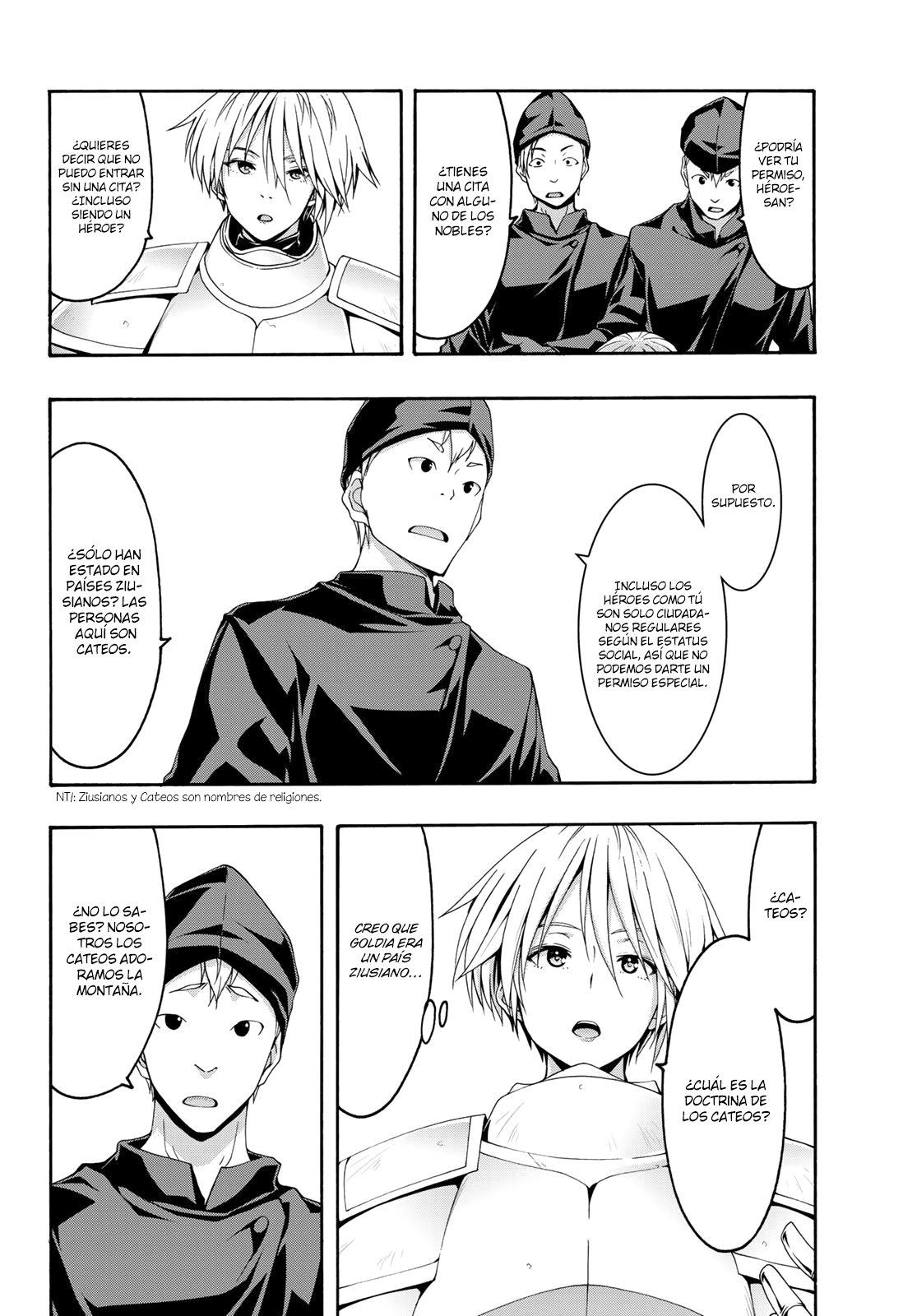 100-man no Inochi no Ue ni Ore wa Tatte Iru Capitulo 50 página 5
