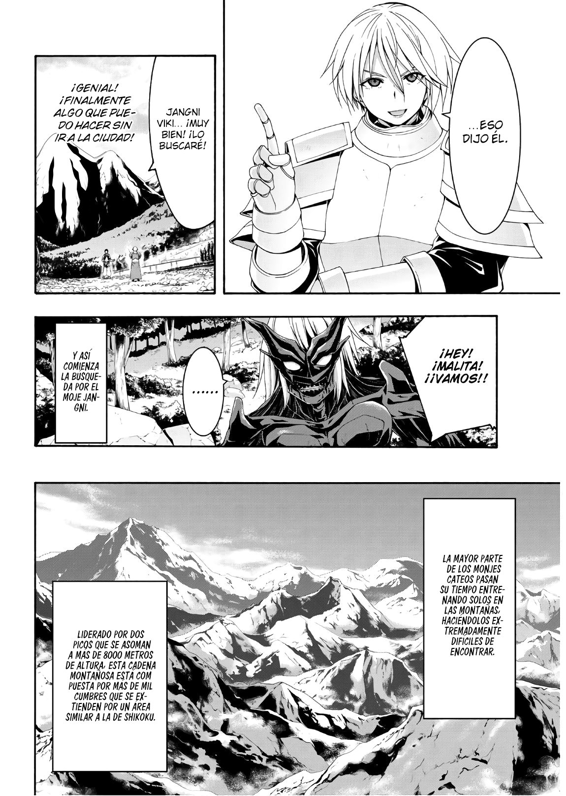 100-man no Inochi no Ue ni Ore wa Tatte Iru Capitulo 52: El monte Cateo Jangni página 18