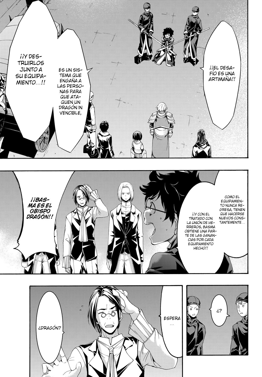 100-man no Inochi no Ue ni Ore wa Tatte Iru Capitulo 54 página 28