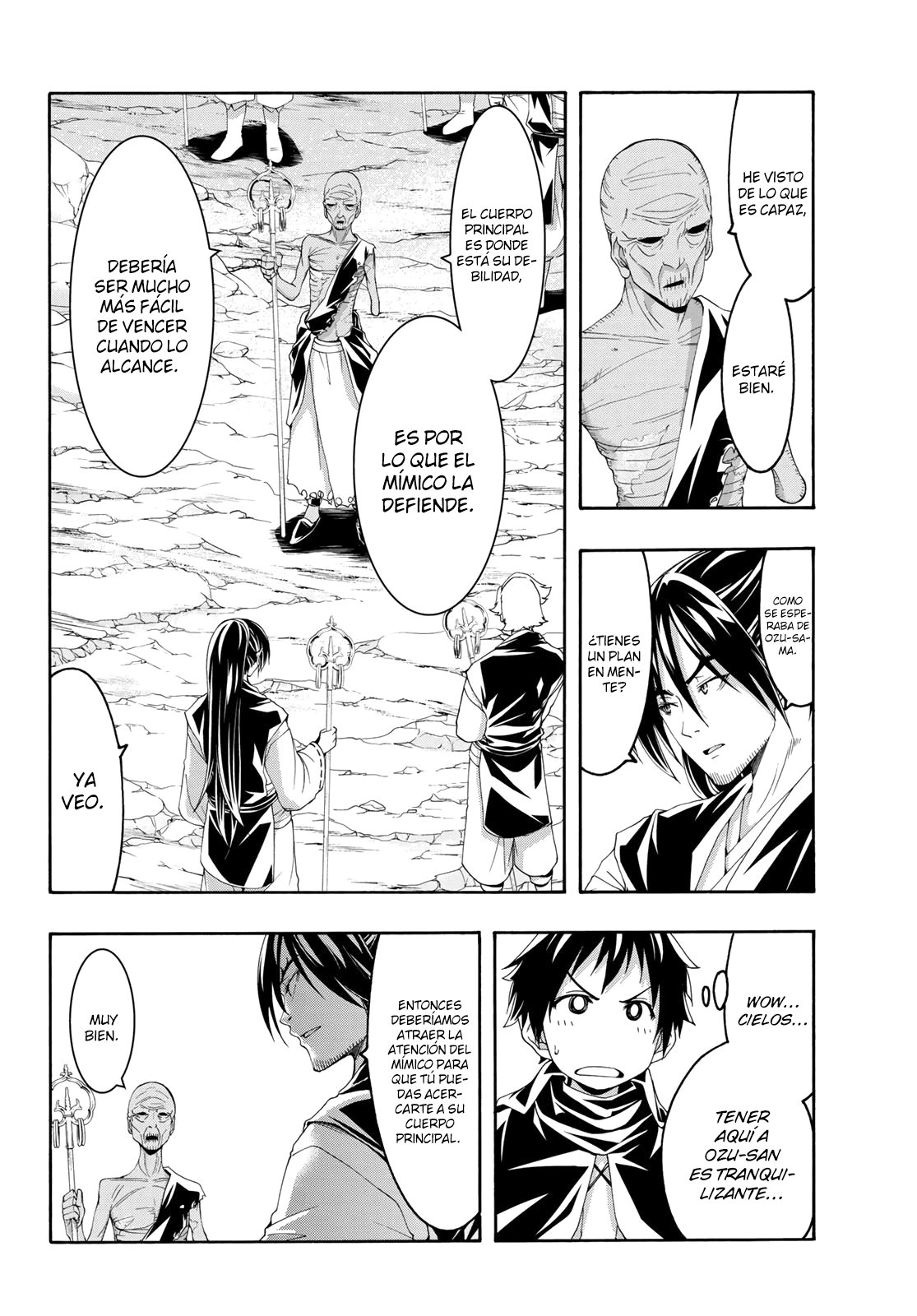 100-man no Inochi no Ue ni Ore wa Tatte Iru Capitulo 56 página 3
