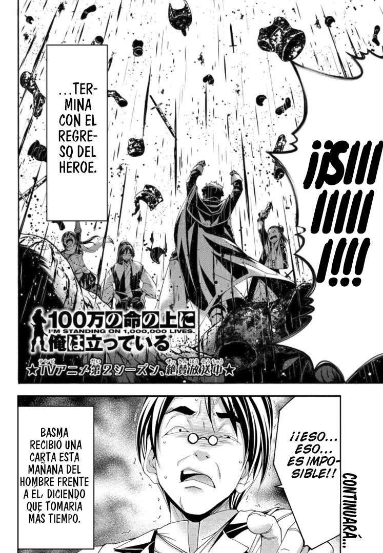 100-man no Inochi no Ue ni Ore wa Tatte Iru Capitulo 63 página 37