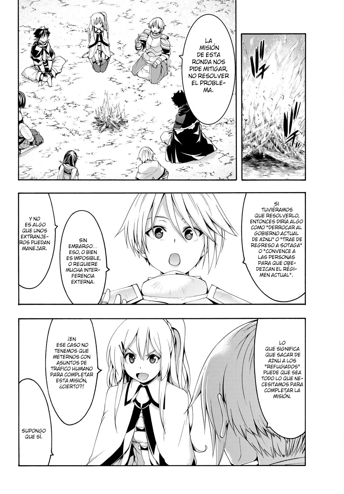 100-man no Inochi no Ue ni Ore wa Tatte Iru Capitulo 68 página 3