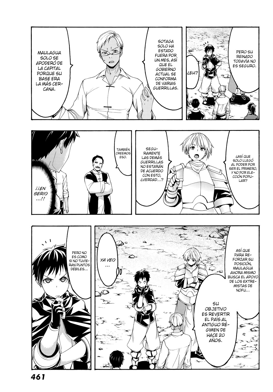100-man no Inochi no Ue ni Ore wa Tatte Iru Capitulo 71 página 33