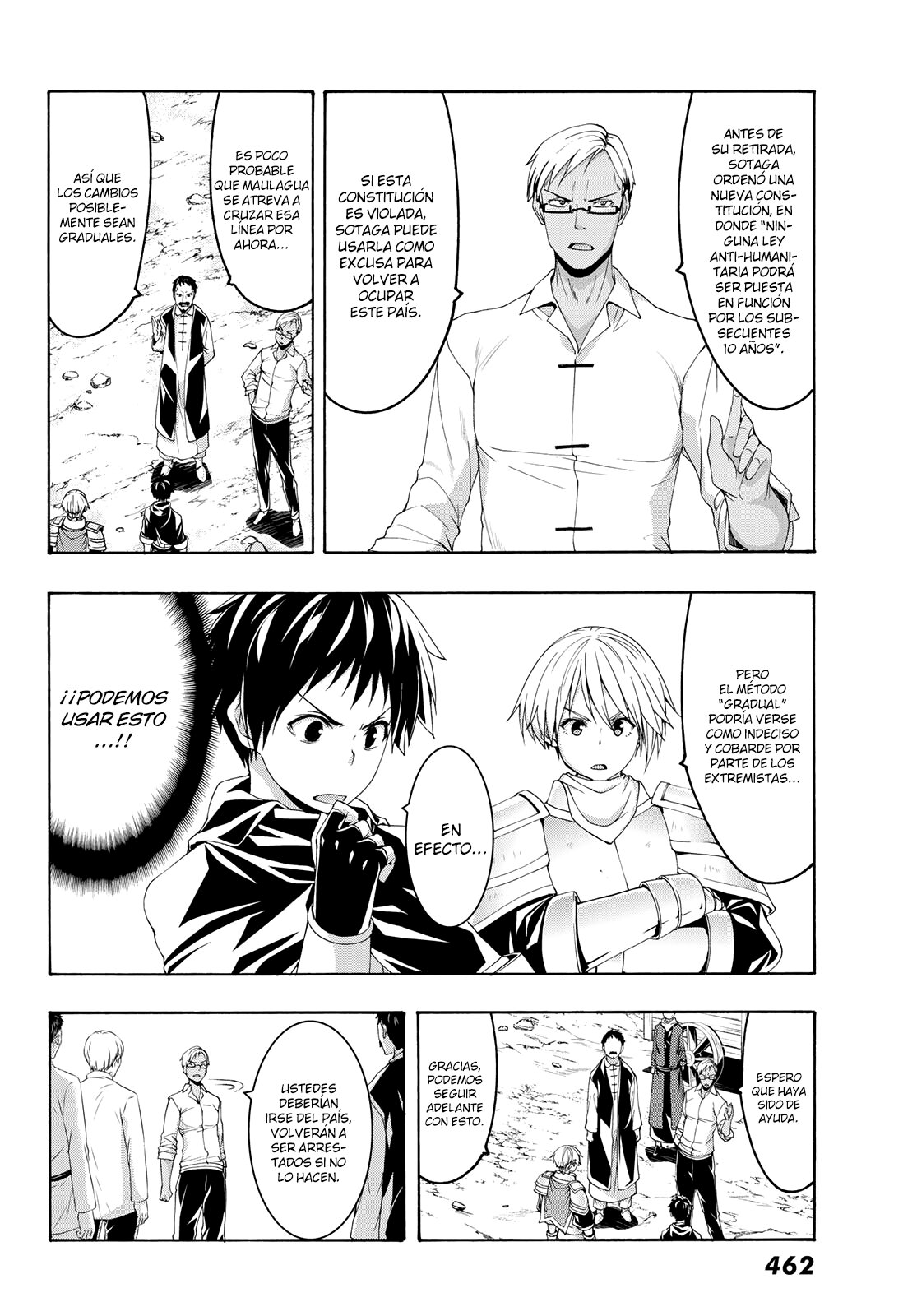 100-man no Inochi no Ue ni Ore wa Tatte Iru Capitulo 71 página 34