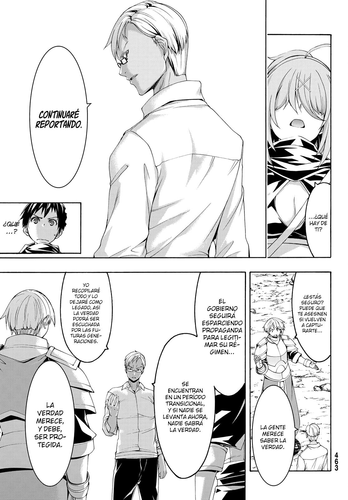 100-man no Inochi no Ue ni Ore wa Tatte Iru Capitulo 71 página 35