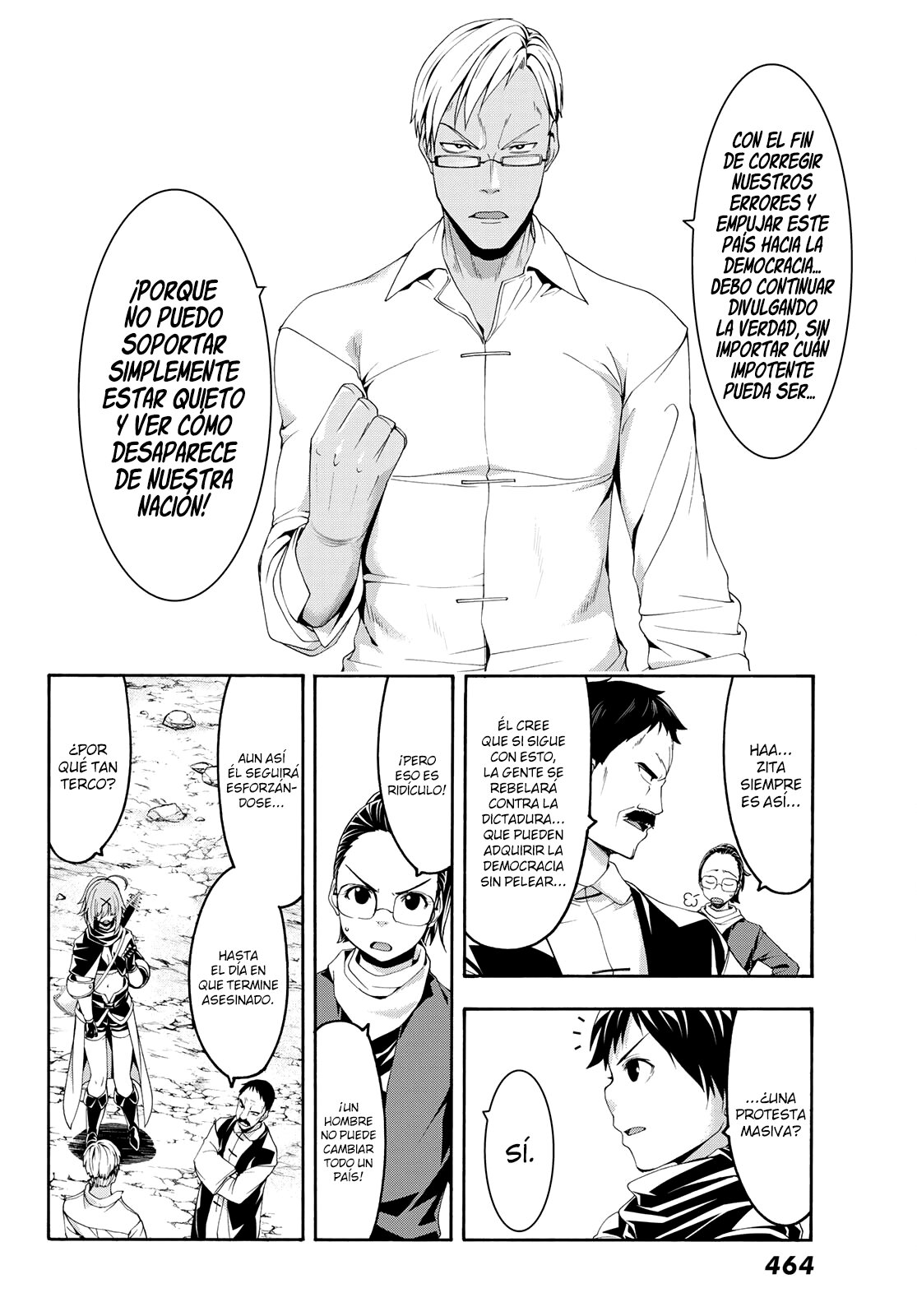 100-man no Inochi no Ue ni Ore wa Tatte Iru Capitulo 71 página 36