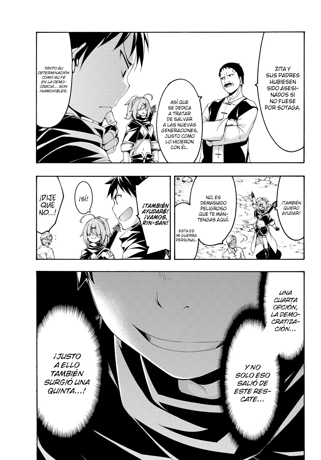 100-man no Inochi no Ue ni Ore wa Tatte Iru Capitulo 71 página 37