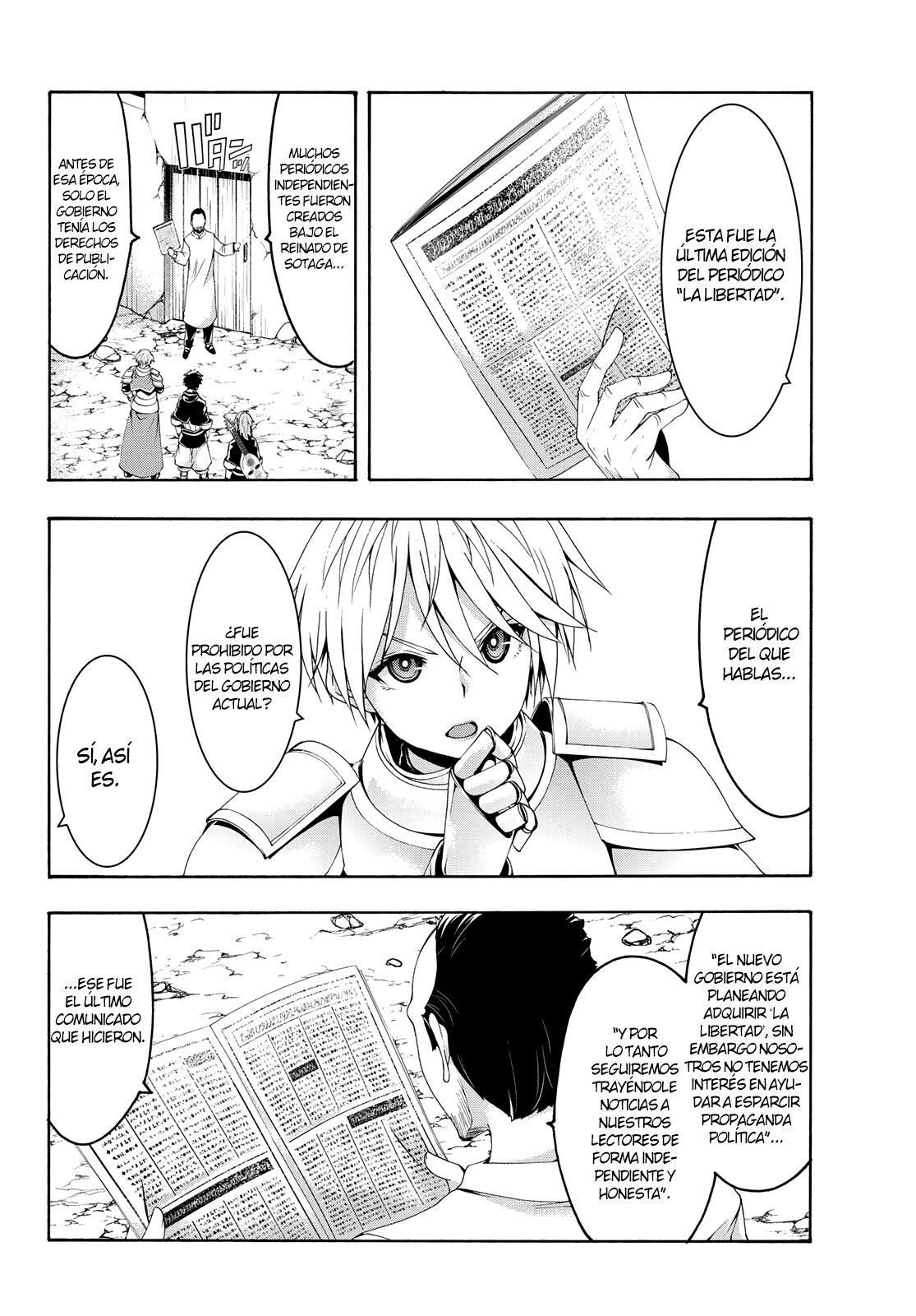 100-man no Inochi no Ue ni Ore wa Tatte Iru Capitulo 71 página 8