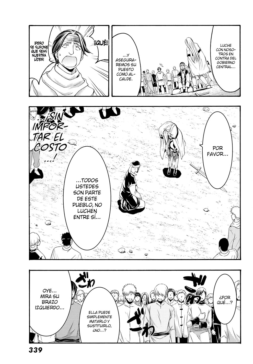 100-man no Inochi no Ue ni Ore wa Tatte Iru Capitulo 72 página 34
