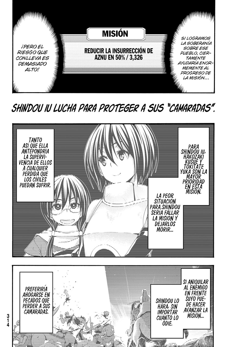 100-man no Inochi no Ue ni Ore wa Tatte Iru Capitulo 72 página 9