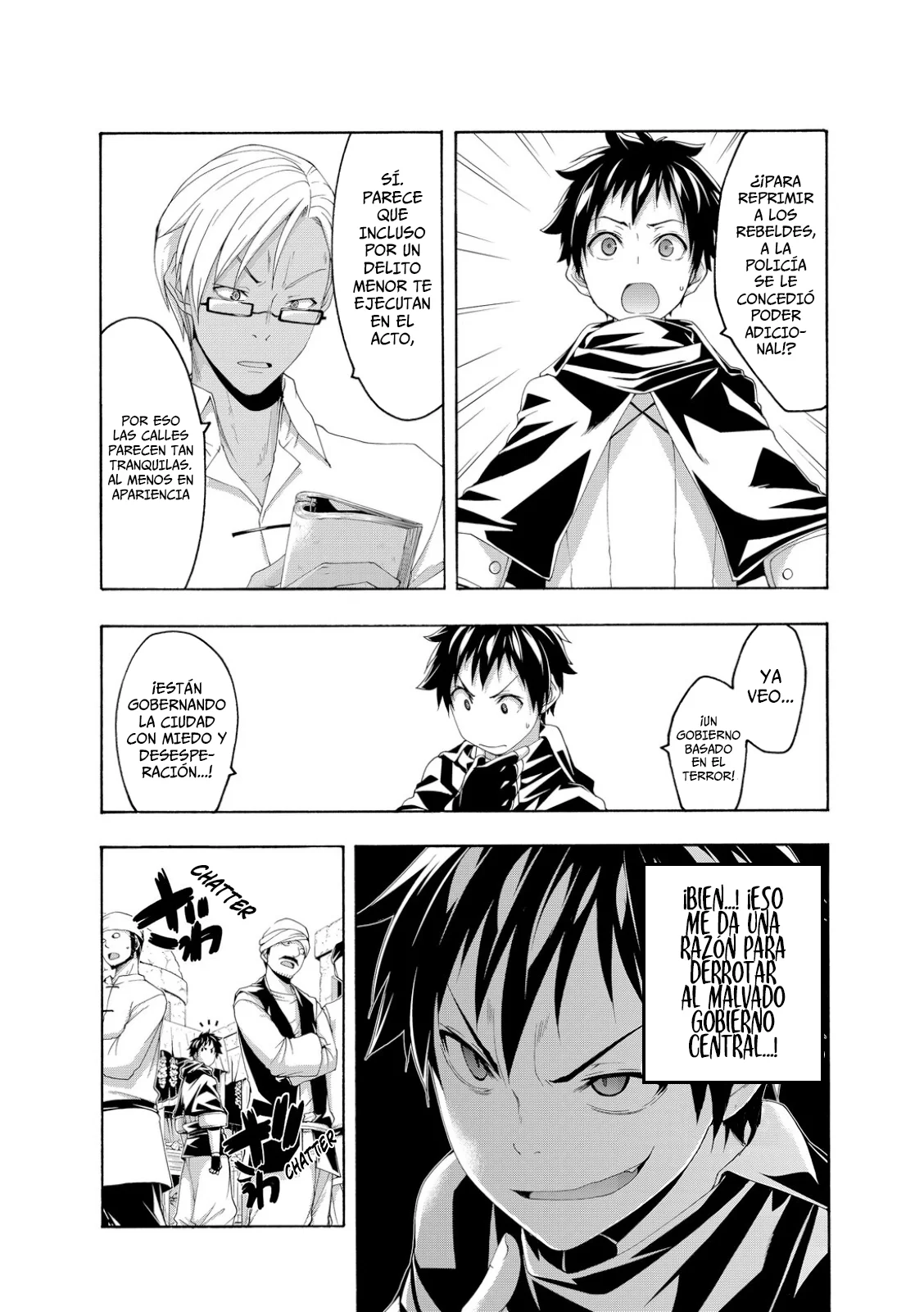 100-man no Inochi no Ue ni Ore wa Tatte Iru Capitulo 74 página 3