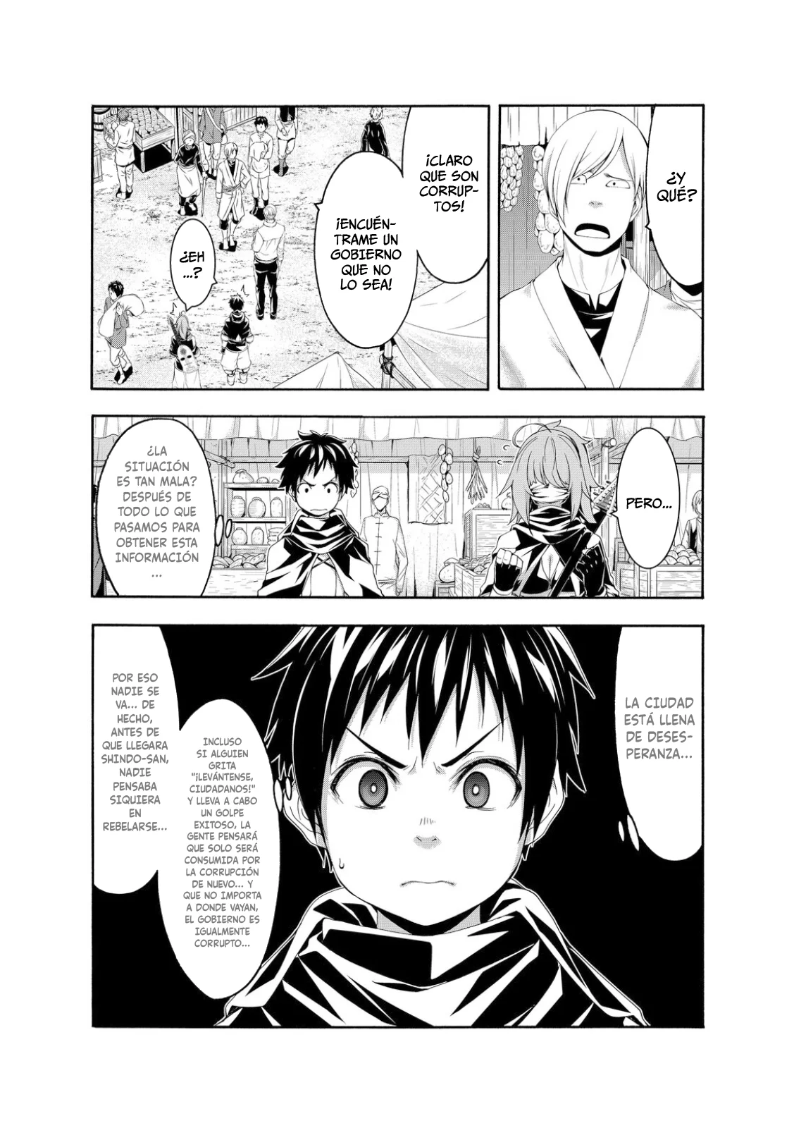 100-man no Inochi no Ue ni Ore wa Tatte Iru Capitulo 74 página 32