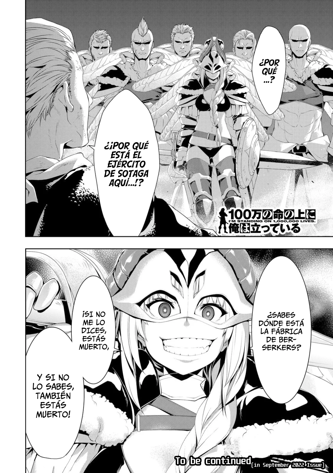 100-man no Inochi no Ue ni Ore wa Tatte Iru Capitulo 74 página 36