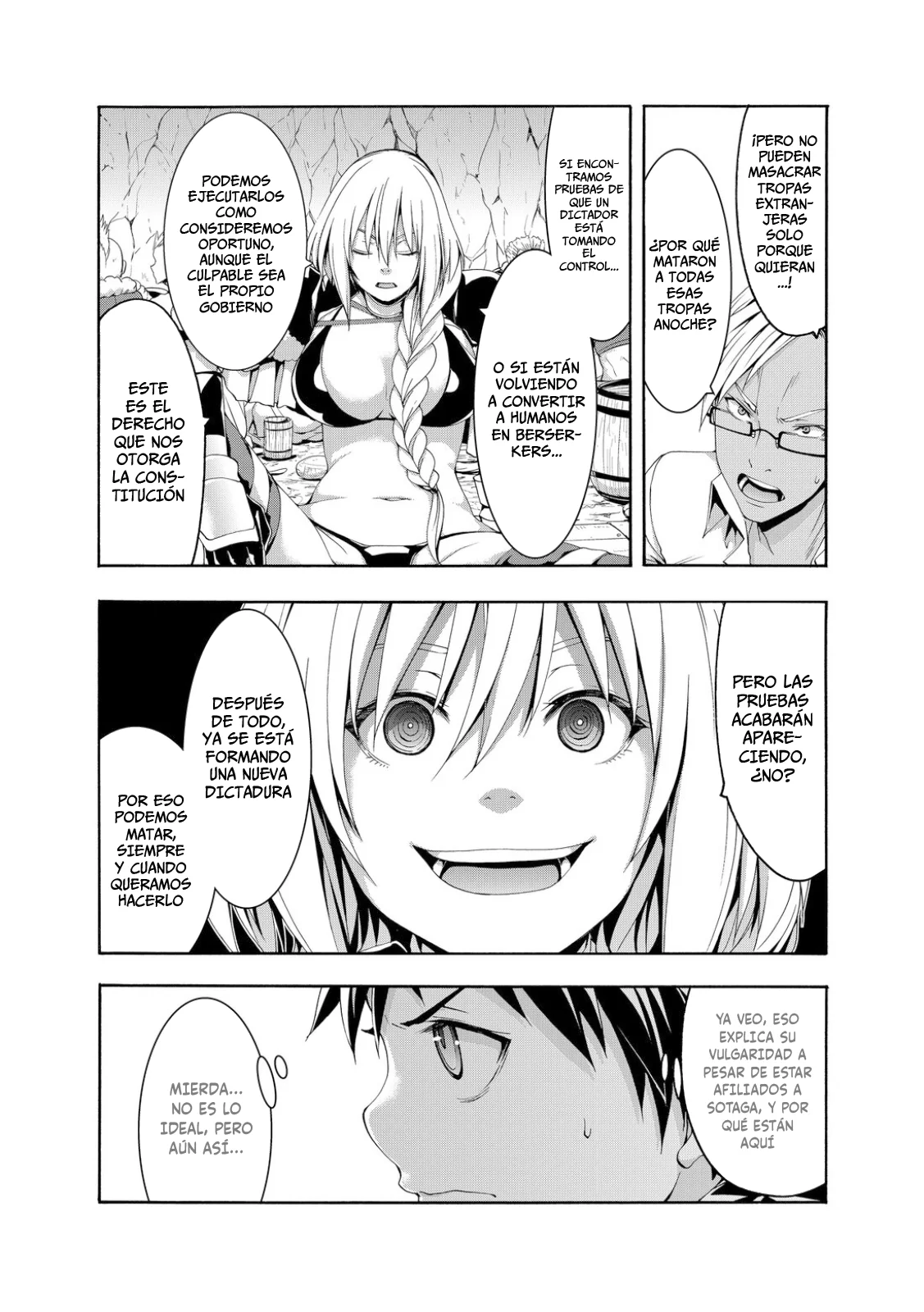 100-man no Inochi no Ue ni Ore wa Tatte Iru Capitulo 75 página 18