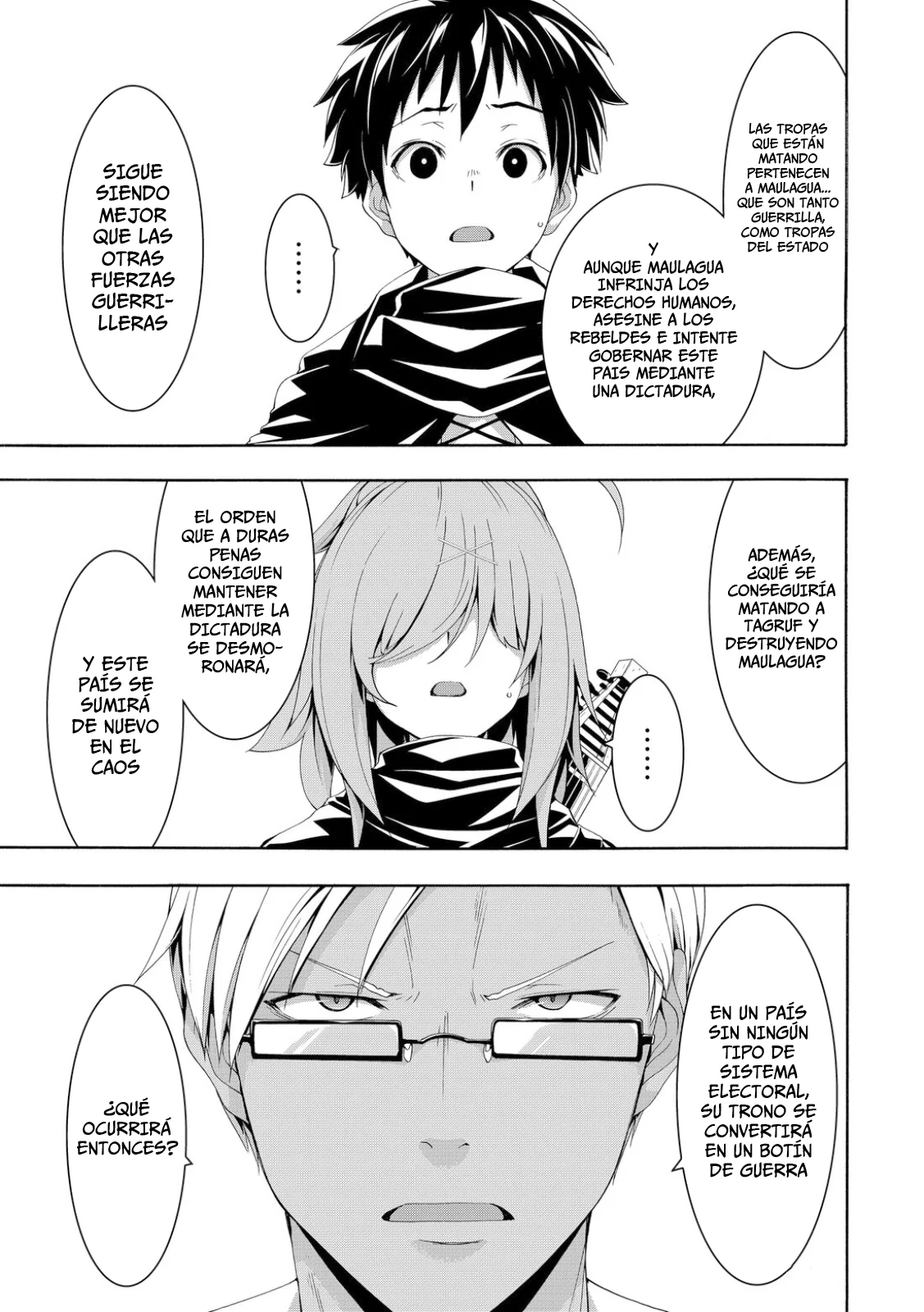 100-man no Inochi no Ue ni Ore wa Tatte Iru Capitulo 75 página 29