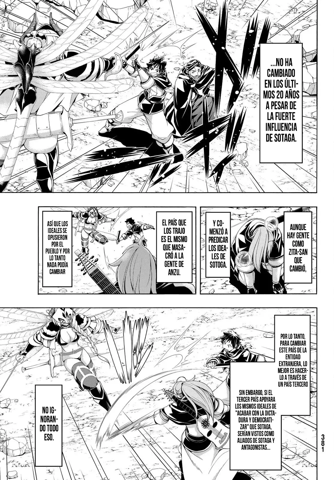 100-man no Inochi no Ue ni Ore wa Tatte Iru Capitulo 76 página 10
