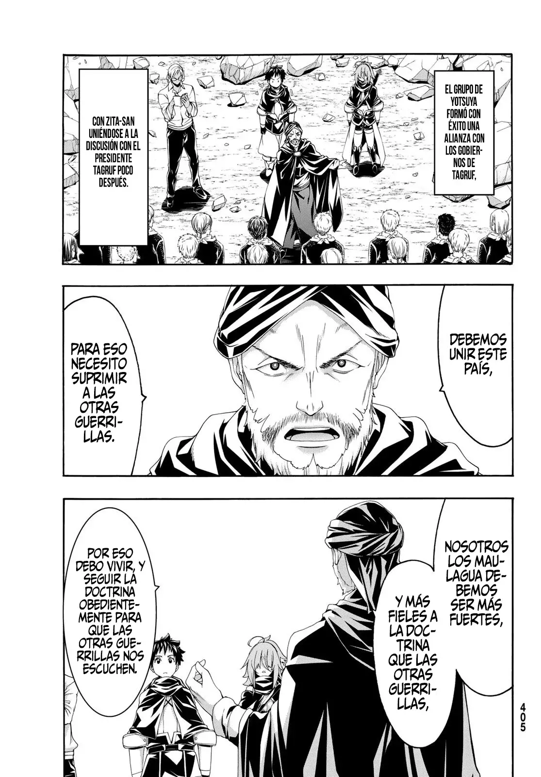 100-man no Inochi no Ue ni Ore wa Tatte Iru Capitulo 76 página 34