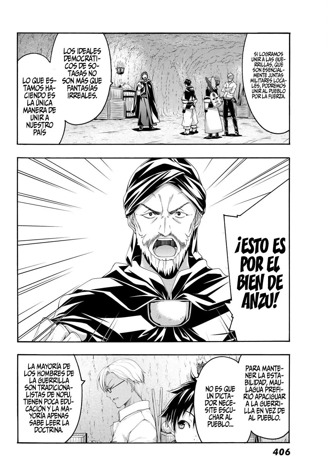 100-man no Inochi no Ue ni Ore wa Tatte Iru Capitulo 76 página 35