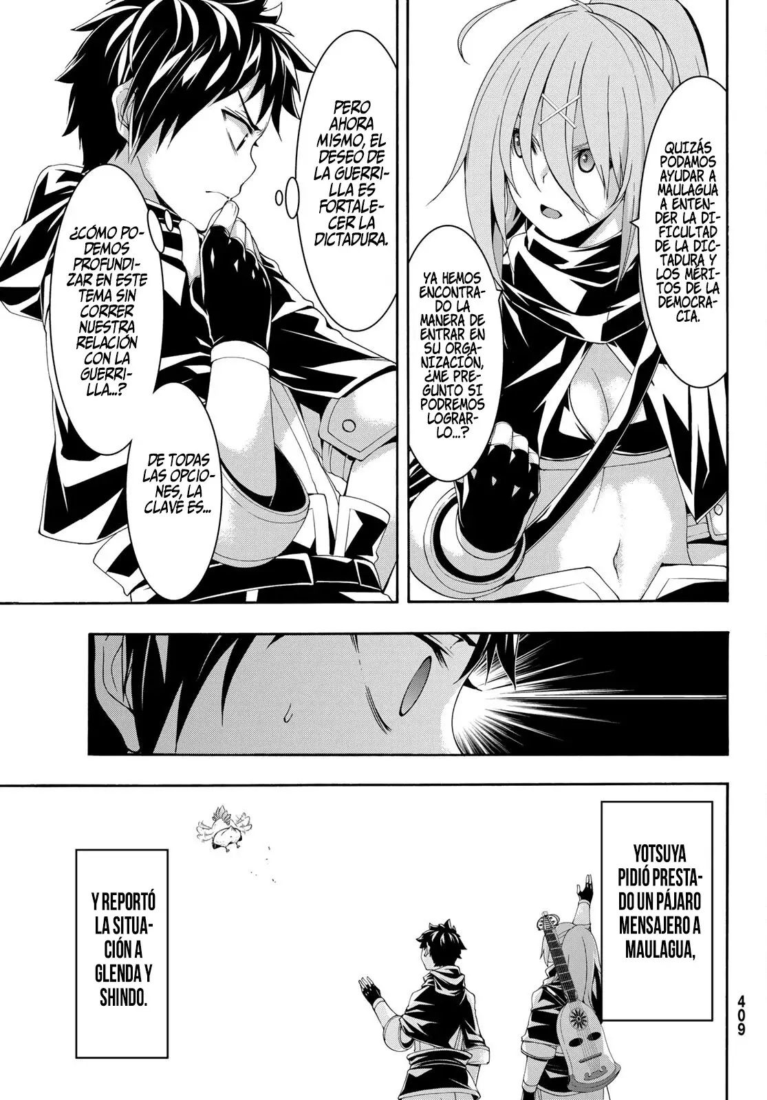100-man no Inochi no Ue ni Ore wa Tatte Iru Capitulo 76 página 38