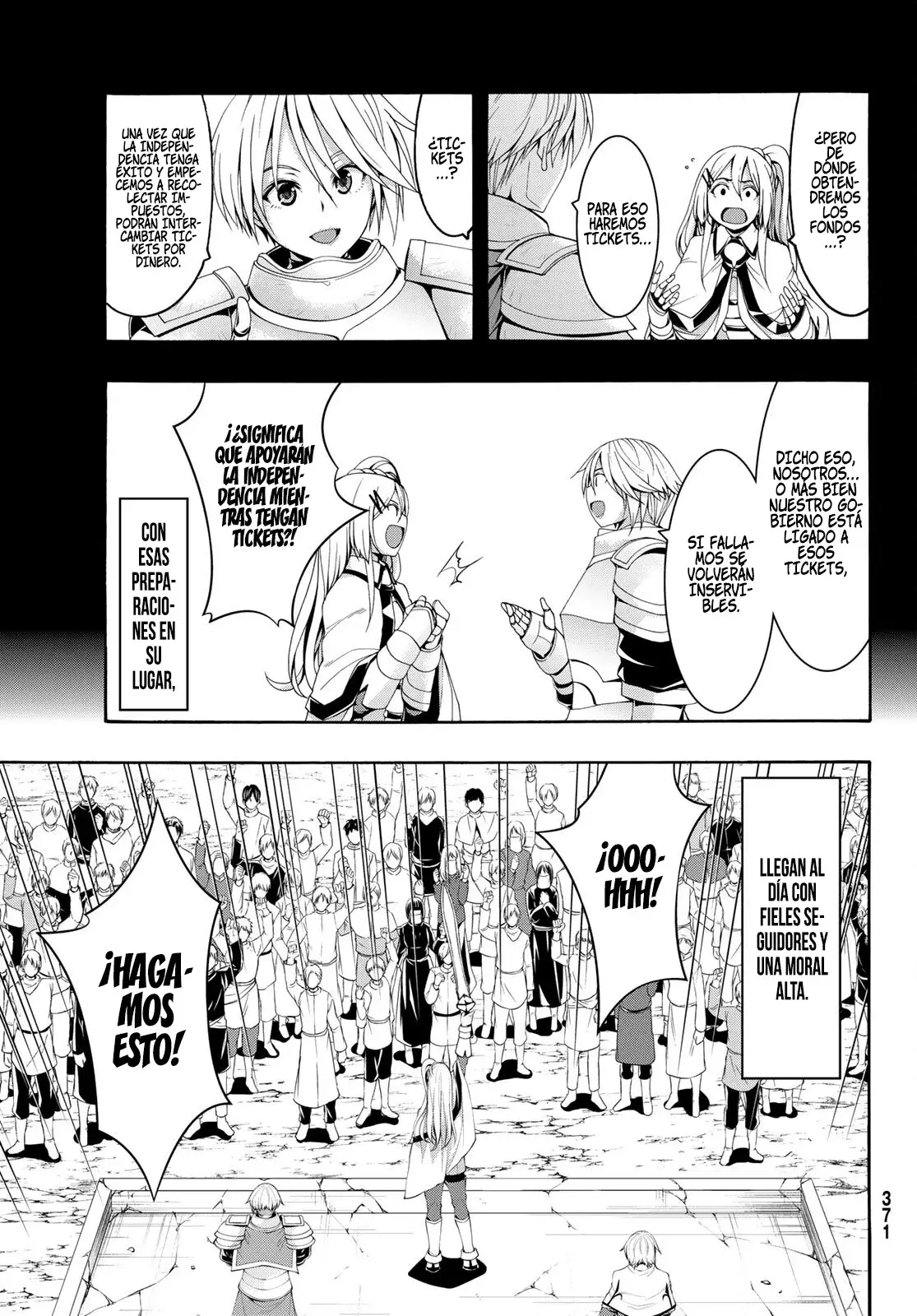 100-man no Inochi no Ue ni Ore wa Tatte Iru Capitulo 77 página 11
