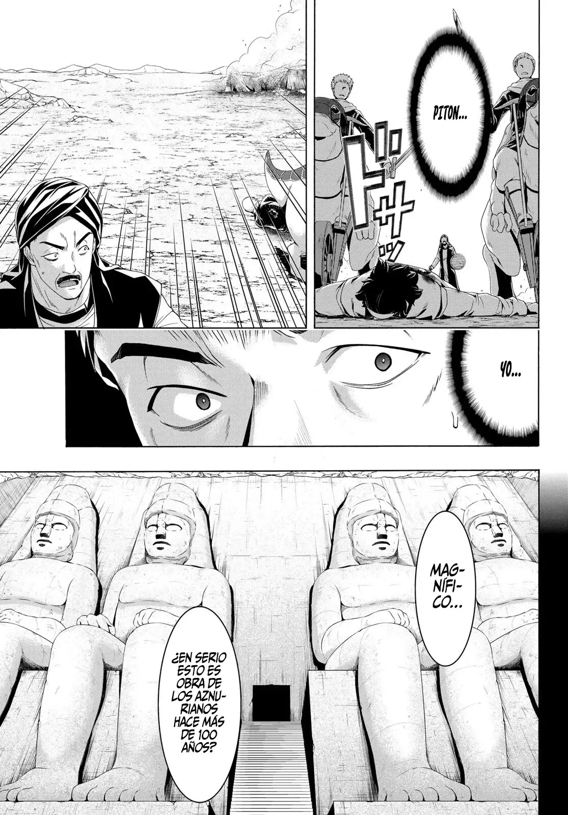 100-man no Inochi no Ue ni Ore wa Tatte Iru Capitulo 77 página 34