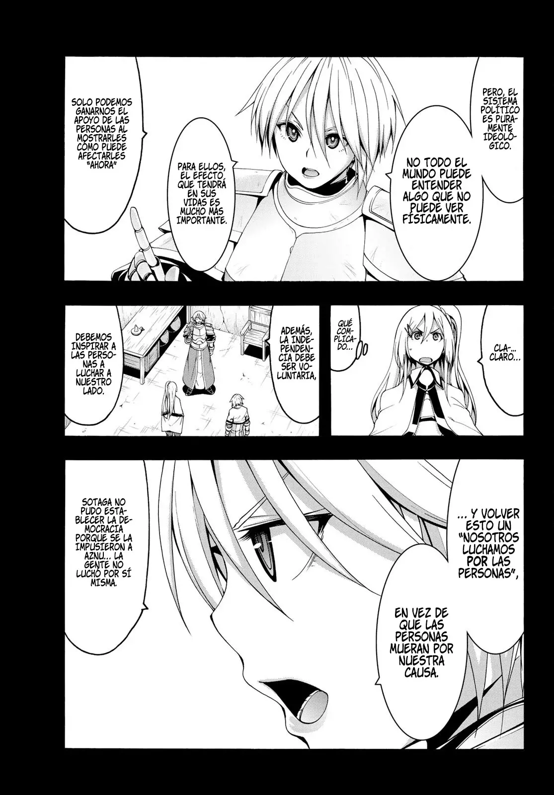 100-man no Inochi no Ue ni Ore wa Tatte Iru Capitulo 77 página 7