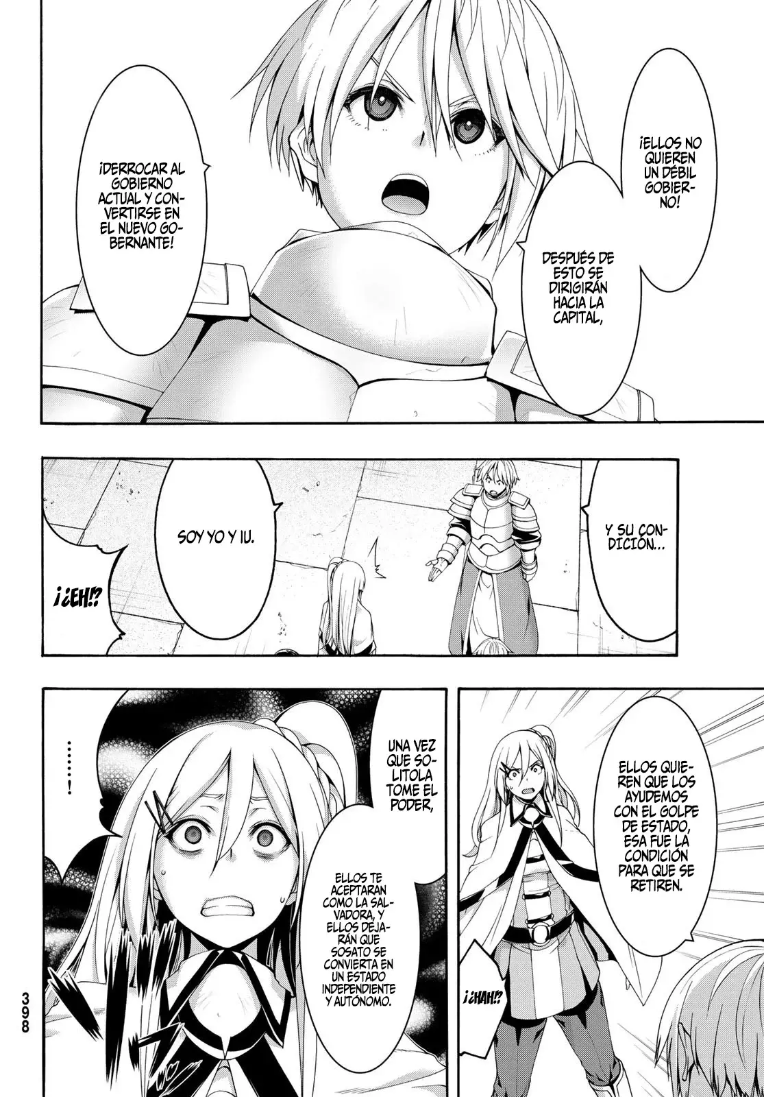 100-man no Inochi no Ue ni Ore wa Tatte Iru Capitulo 78 página 35
