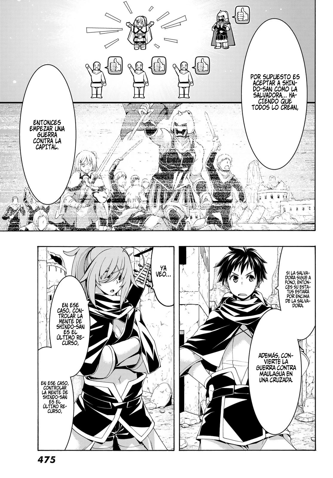 100-man no Inochi no Ue ni Ore wa Tatte Iru Capitulo 80 página 10