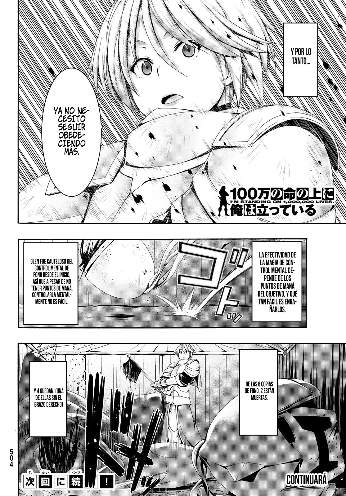 100-man no Inochi no Ue ni Ore wa Tatte Iru Capitulo 80 página 39