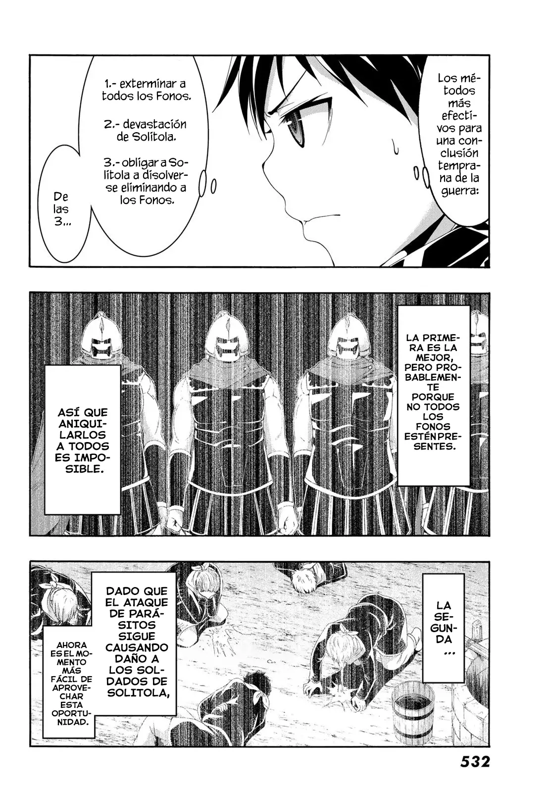 100-man no Inochi no Ue ni Ore wa Tatte Iru Capitulo 82 página 5
