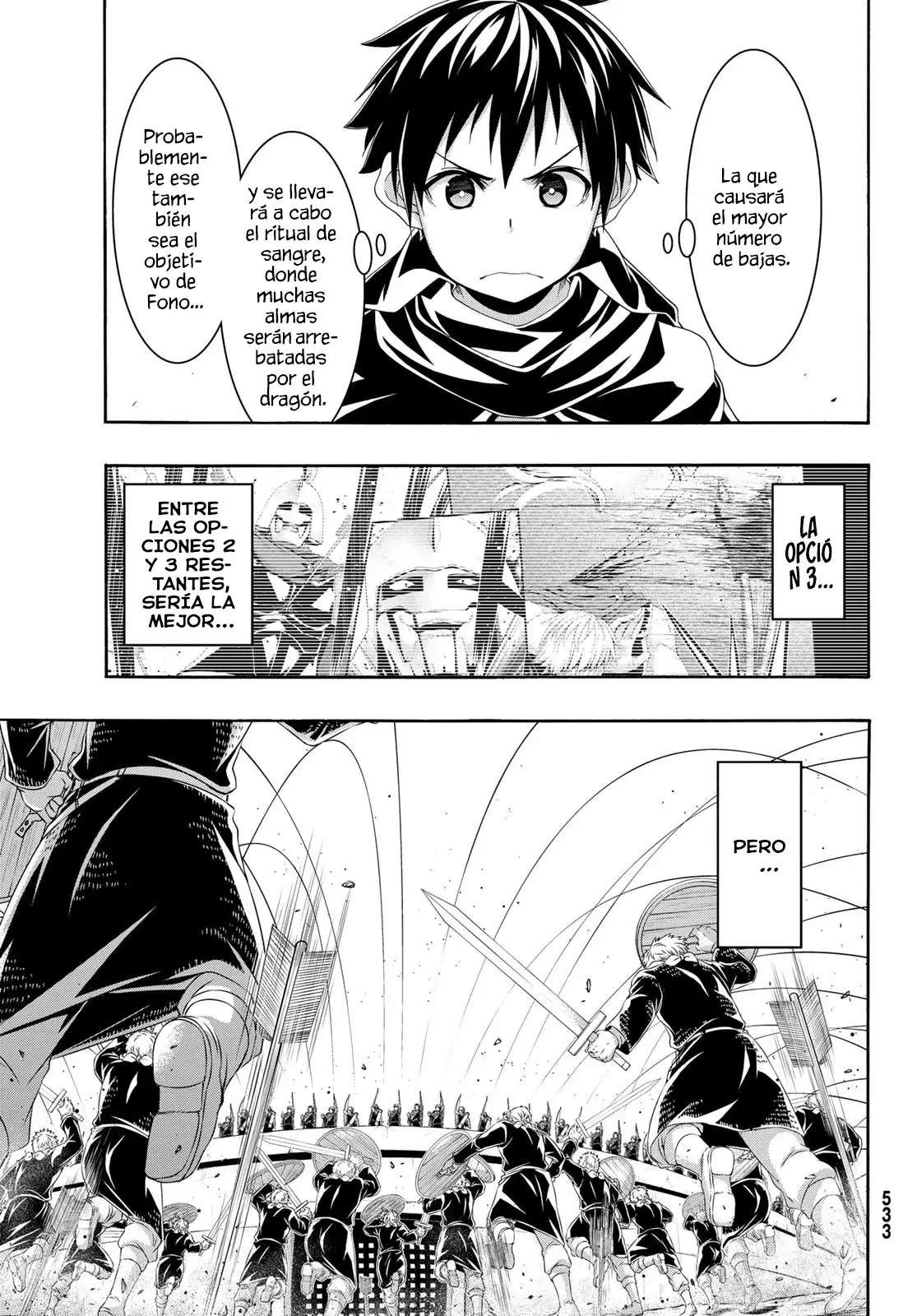 100-man no Inochi no Ue ni Ore wa Tatte Iru Capitulo 82 página 6