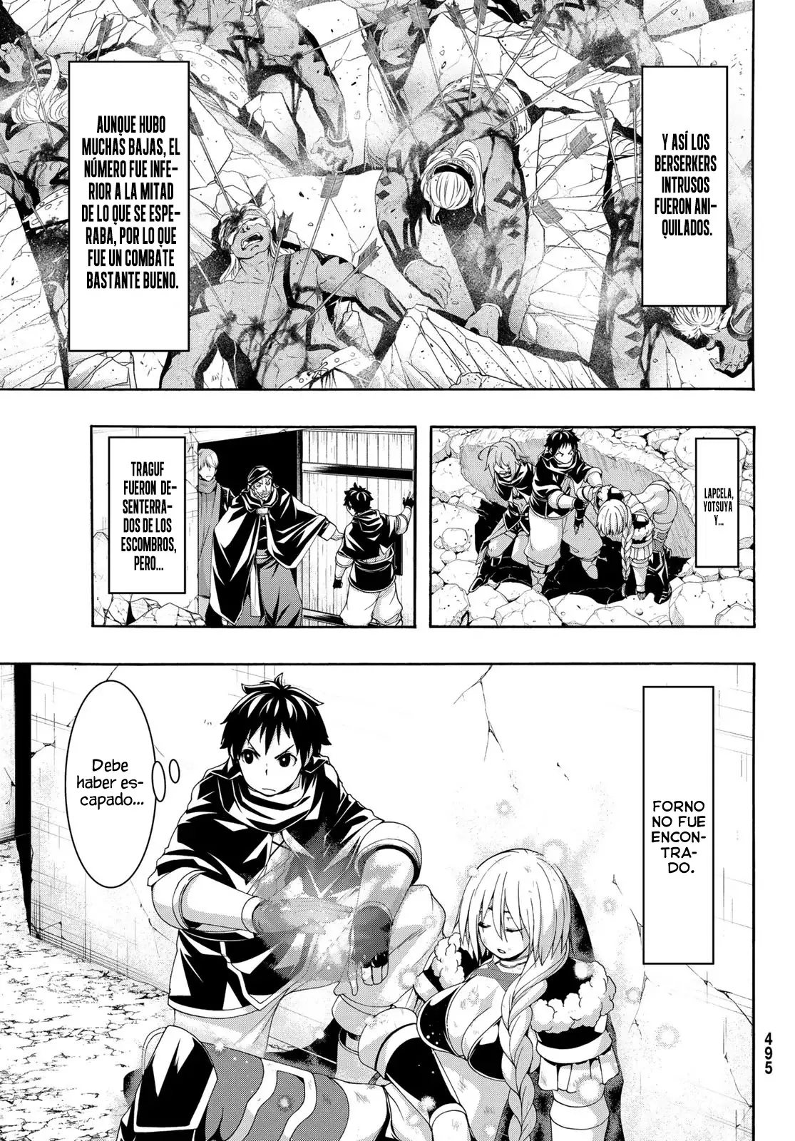 100-man no Inochi no Ue ni Ore wa Tatte Iru Capitulo 83 página 32