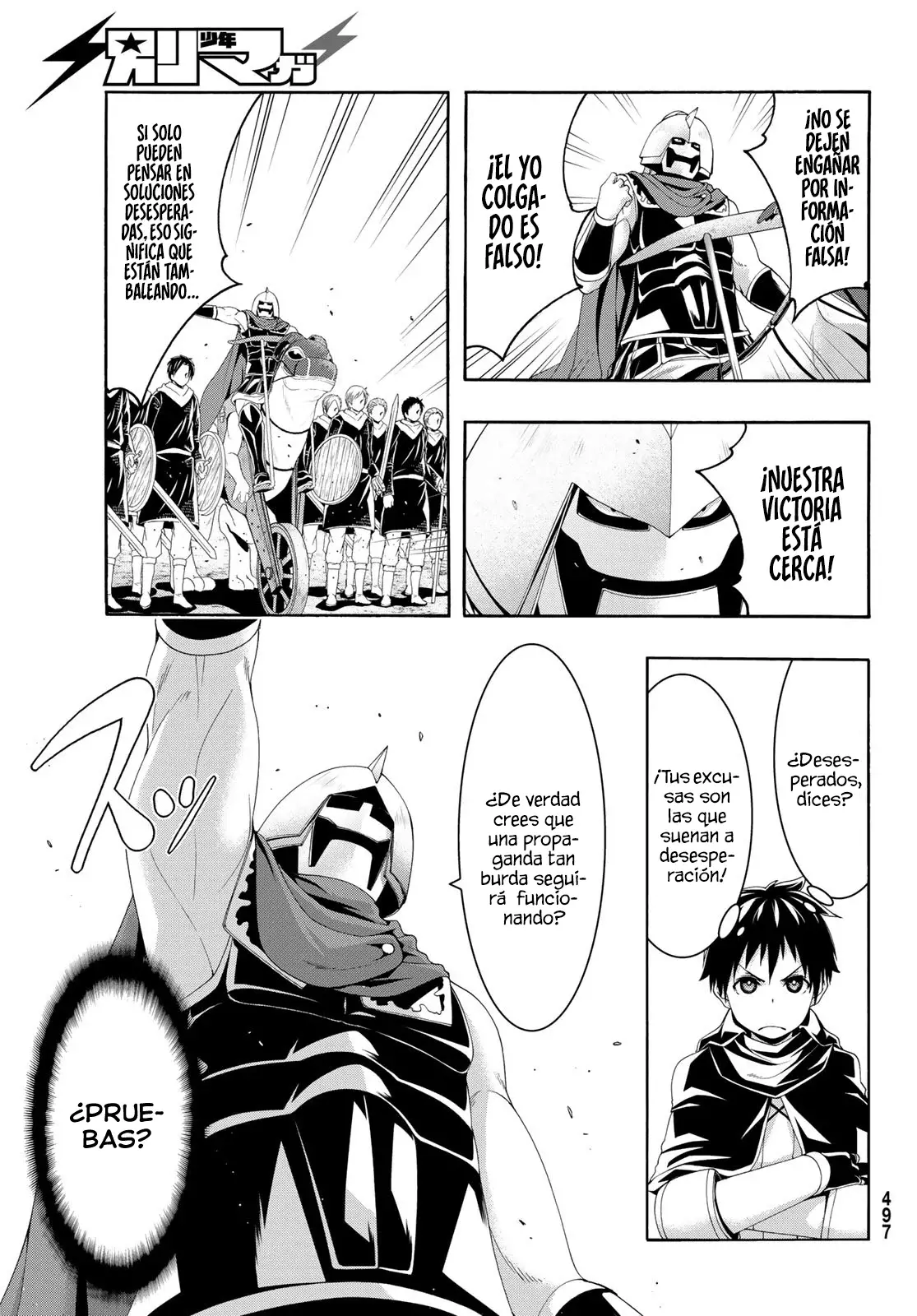 100-man no Inochi no Ue ni Ore wa Tatte Iru Capitulo 83 página 34
