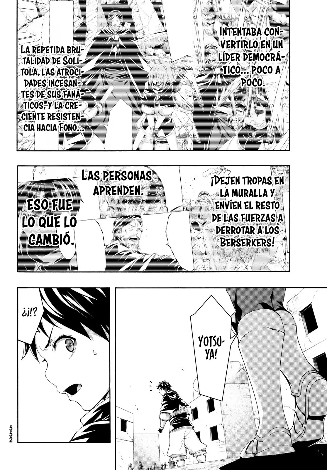 100-man no Inochi no Ue ni Ore wa Tatte Iru Capitulo 84 página 29